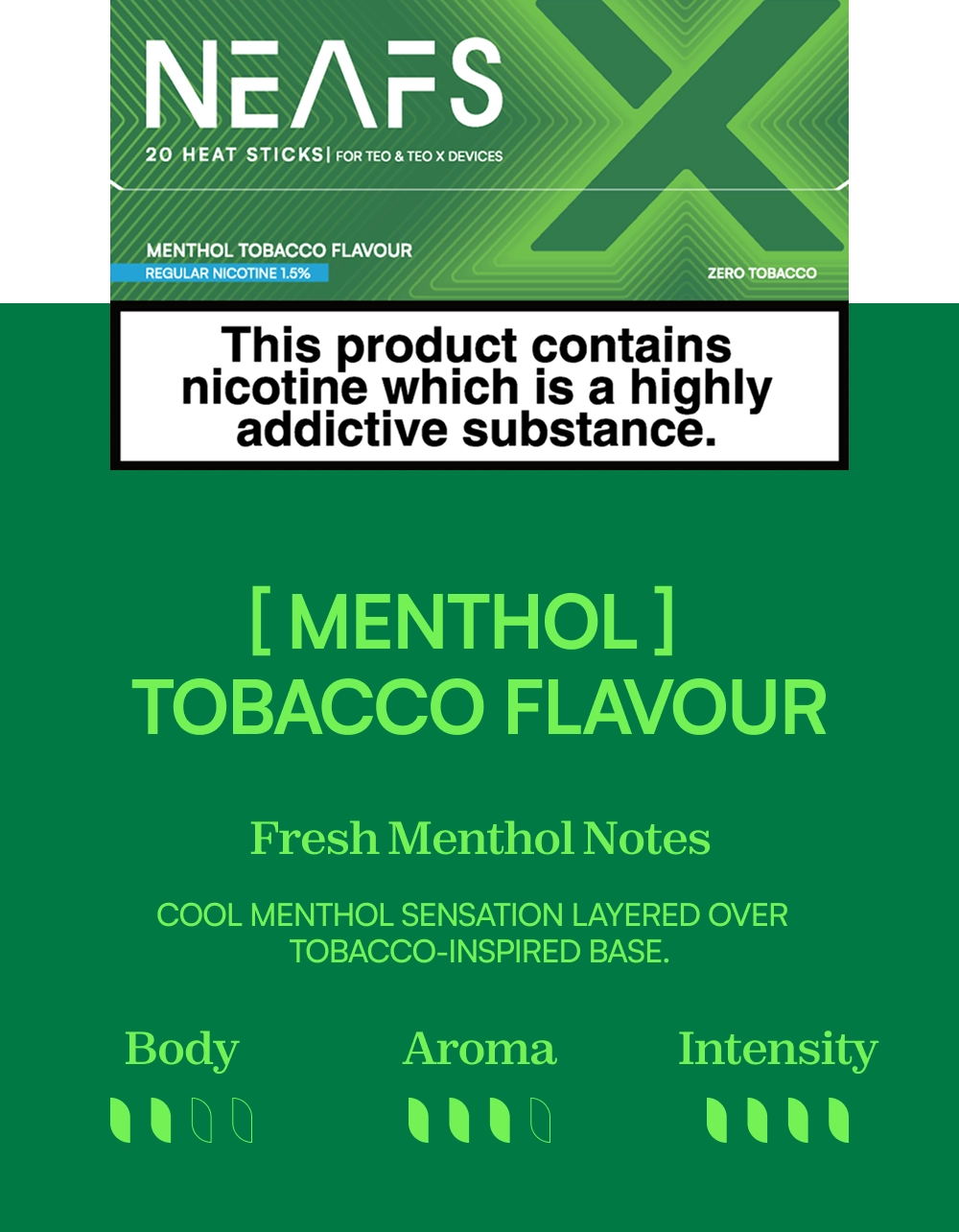 NEAFS X MENTHOL